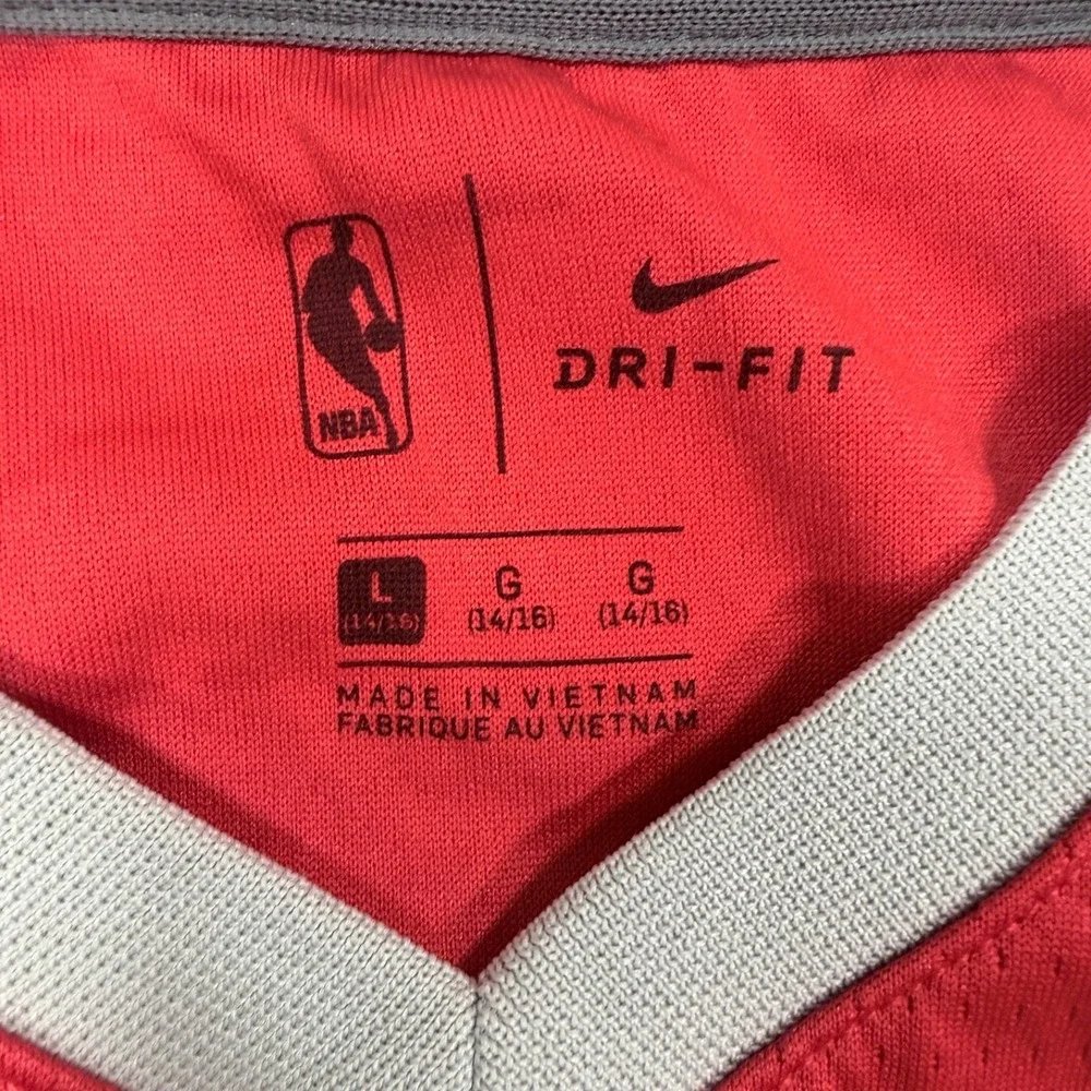 Nike Houston Rockets James Harden #13 Swingman Jersey Youth Large Red NBA